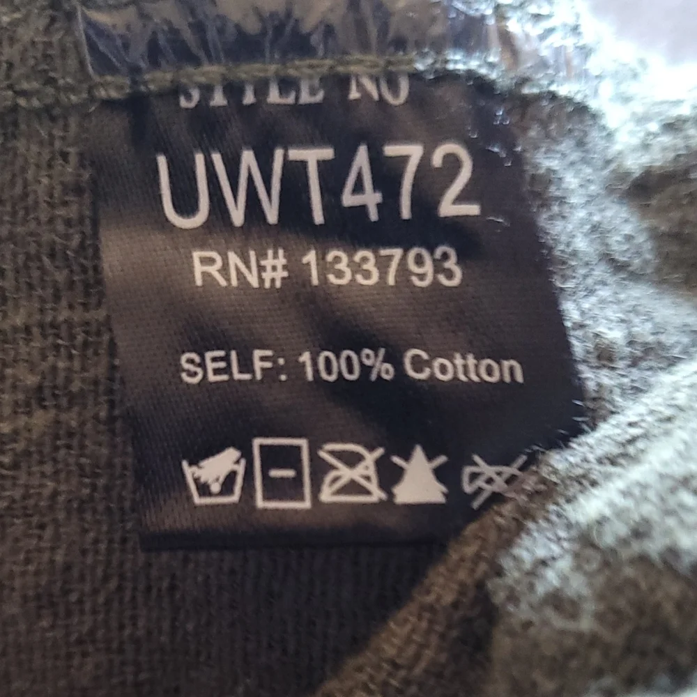 POL Olive Multi-Star Peace Patcg Button-Up Shacket. SZ L NWOT - Picture 10 of 10